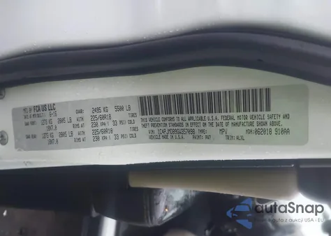 2016 Jeep Cherokee Limited z USA, uszkodzony, nr VIN 1C4PJMDB9GW357098